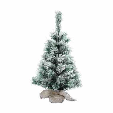 Kantoor kerstboom sneeuw 35 cm